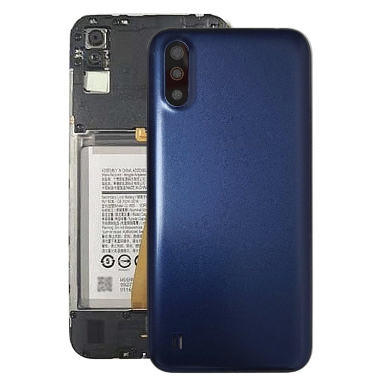 For Samsung Galaxy A01 SM-015F Battery Back Cover With Camera Lens